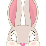 Easter Bunny Masks   10 Free Pdf Printables | Printablee Pertaining To Easter Masks Printable