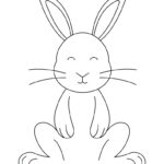 Easter Bunny Templates & Outlines   53 Free Pages | Printabulls Intended For Printable Easter Bunny Pics