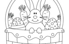 Easter Coloring Pages - 51 Free Printables | Printabulls inside Printable Easter Basket To Color
