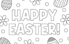 Easter Coloring Pages - 51 Free Printables | Printabulls throughout Easy Printable Easter Coloring Pages