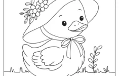 Easter Coloring Pages (Free Printables) in Cute Easter Coloring Pages Printable