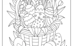 Easter Coloring Pages (Free Printables) in Free Printable Easter Eggs Coloring Pages For Adults