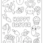 Easter Coloring Pages (Free Printables) With Regard To Printable Easter Pictures To Colour