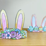 Easter Craft: Make A Bunny Crown In 5 Steps With Our Free Printable With Free Printable Easter Bonnet Template