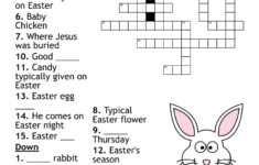 Easter Crossword Puzzle! - Wordmint intended for Printable Easter Crossword Puzzles For Adults