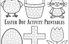 Easter Dot Activity Printables - The Resourceful Mama with Easter Dot Paint Printable