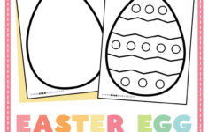 Easter Egg Template - Superstar Worksheets regarding Printable Paper Easter Eggs