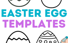 Easter Egg Template To Print - Crafty Morning pertaining to Printable Easter Eggs Outline