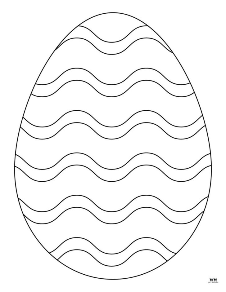 Easter Eggs Cut Out Printable