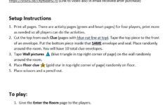 Easter Escape Room Game. Bible Kids And Family Printable Party in Free Printable Easter Escape Room