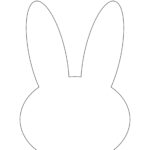 Easter Rabbit Template  Free Printable   Childhood Magic Inside Easter Bunny Printable Template
