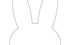 Easter Rabbit Template- Free Printable - Childhood Magic inside Easter Bunny Printable Template