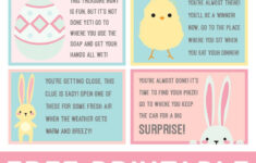 Easter Scavenger Hunt - Free Printable! - Happiness Is Homemade pertaining to Easter Hunt Clues Printable