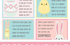 Easter Scavenger Hunt - Free Printable! throughout Easter Scavenger Hunt For Kids Printable