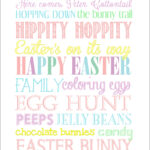 Easter Subway Art {Free Printable}   How To Nest For Less™ Regarding Free Printable Easter Subway Art