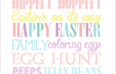 Easter Subway Art {Free Printable} - How To Nest For Less™ regarding Free Printable Easter Subway Art