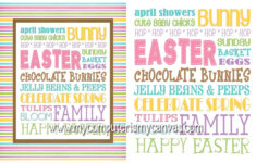 Easter Subway Art - My Computer Is My Canvas for Free Printable Easter Subway Art