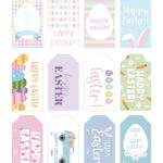 Easter Tags   300 Free Printable Gift Tags | Printabulls Inside Happy Easter Tags Free Printable