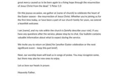 Easter Welcome Speech For Church: 7 Free Templates inside Youth Easter Speeches For Black Churches Free Printable