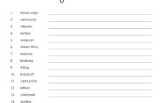 Easter Word Scrambles - 15 Free Printables | Printabulls for Free Printable Easter Word Scramble