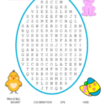Easter Word Search (Free Printable Pdf Puzzles) – Free Printables Within Large Print Easter Word Search Printable