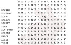 Easter Word Search Puzzle With Answer Sheet, Easter Games, Easter with regard to Word Search Easter Printable