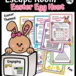 Escape Room Easter Egg Hunt (Spring Math) With Free Printable Easter Escape Room