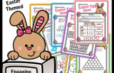 Escape Room Easter Egg Hunt (Spring Math) with Free Printable Easter Escape Room