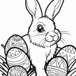 🐰 Hop To It! Free Printable Easter Bunny Coloring Pages 🎨 — Sew Pertaining To Easter Color Pages Printable