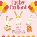 Free And Customizable Easter Egg Templates With Regard To Free Printable Easter Eggs Hunt Flyers