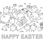 Free Custom Printable Easter Worksheet Templates | Canva Within Free Printable Easter Template