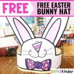Free Easter Bunny Hat   Simply Kinder Throughout Free Printable Easter Bonnet Template