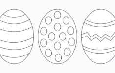 Free Easter Egg Template (+ 9 Easy Crafts!) - The Craft-At-Home Family with Printable Easter Eggs Outline