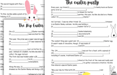 Free Easter Mad Libs - Love And Laugh Games within Free Printable Easter Mad Libs