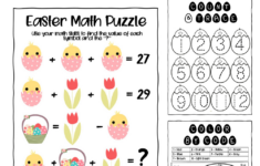 Free Easter Math Printables - Lemon And Kiwi Designs inside Easter Math Worksheets Free Printable