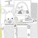 Free Easter Worksheets Pdf: Coloring Pages, Word Search & More! Throughout Free Easter Printable Activities