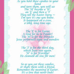 Free Friday! Easter M&Ms Printable – It Works For Bobbi! Inside Free Printable Religious Easter Poems