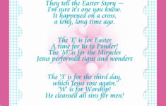 Free Friday! Easter M&amp;Ms Printable – It Works For Bobbi! inside Free Printable Religious Easter Poems