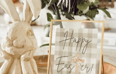 Free Happy Easter Printable - inside Free Farmhouse Easter Printable