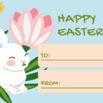 Free Printable And Customizable Easter Tag Templates | Canva Regarding Easter Printable Gift Tags