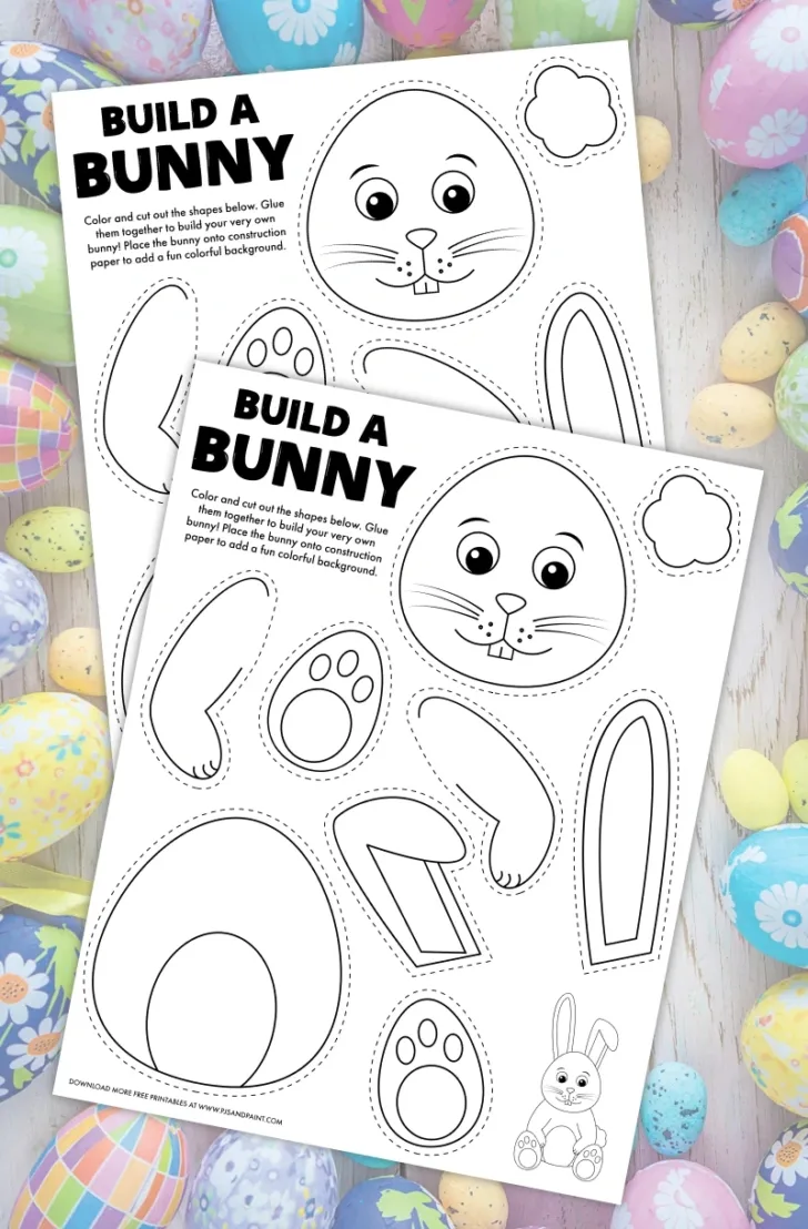 Build a Easter Bunny Printable