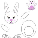 Free Printable Build A Bunny Craft For Kids   Throughout Build A Easter Bunny Printable
