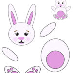 Free Printable Build A Bunny Craft For Kids   With Printable Easter Bunny Eyes