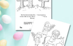 Free Printable Christian Easter Cards For Kids To Color And Share - with Printable Religious Easter Cards To Make