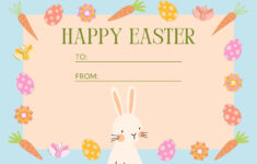 Free Printable, Customizable Easter Card Templates | Canva inside Easter Card Template Free Printable