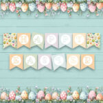 Free Printable Easter Banner Throughout Happy Easter Banner Free Printable