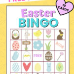 Free Printable Easter Bingo Game Cards For Kids Throughout Printable Free Printable Printable Easter Bingo Cards