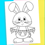 Free Printable Easter Bunny Coloring Pages For Easter Bunny Printable Pictures