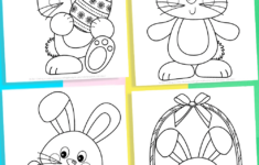 Free Printable Easter Bunny Coloring Pages with Free Printable Bunny Easter Coloring Pages