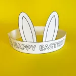 Free Printable Easter Bunny Hat   Pjs And Paint Intended For Free Printable Easter Bonnet Template